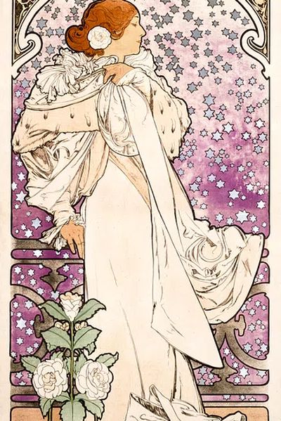 La dame, aux camelias, Sarah. poster print