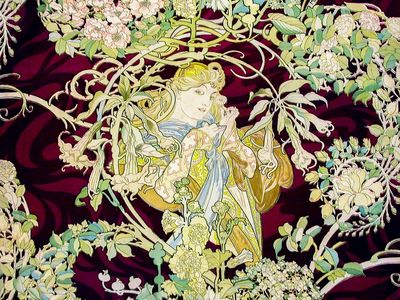 Panel Entitled “Femme à marguerite”. poster print