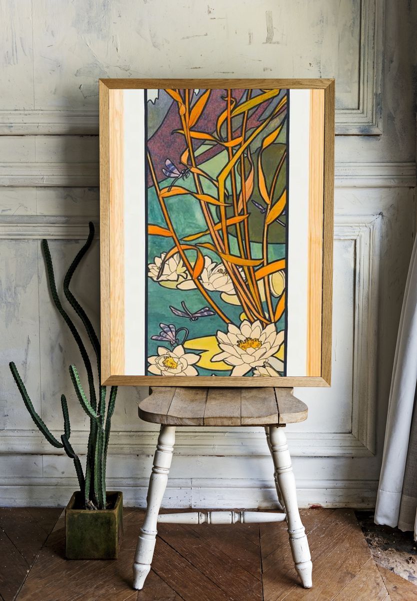 Stained glass box Fouquet jewelry. room preview