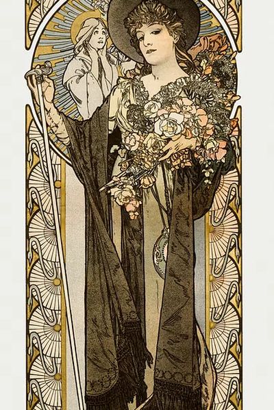 La Tosca, Sarah Bernhardt Alphonse. poster print