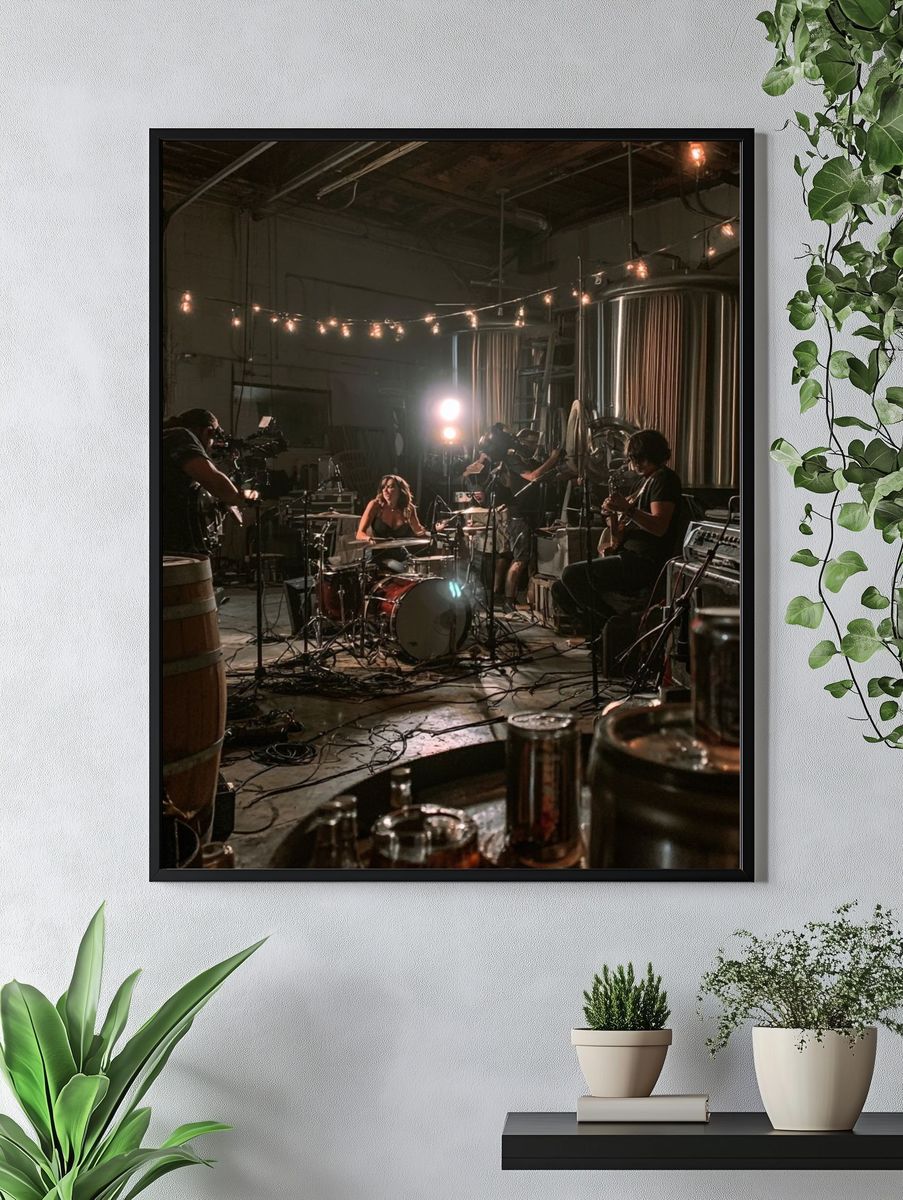 Intimate Brewery Jam Session Poster. — room view 4