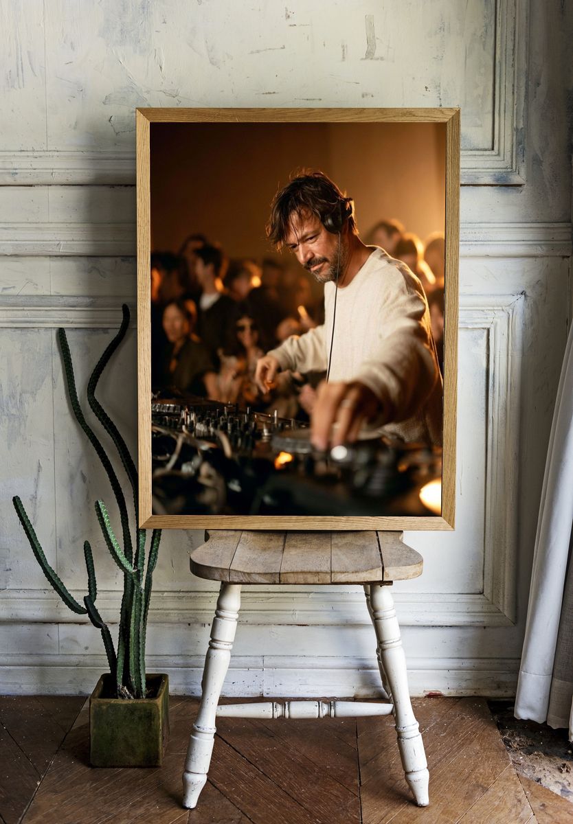 DJ at the Decks Photography Poster. — room view 1