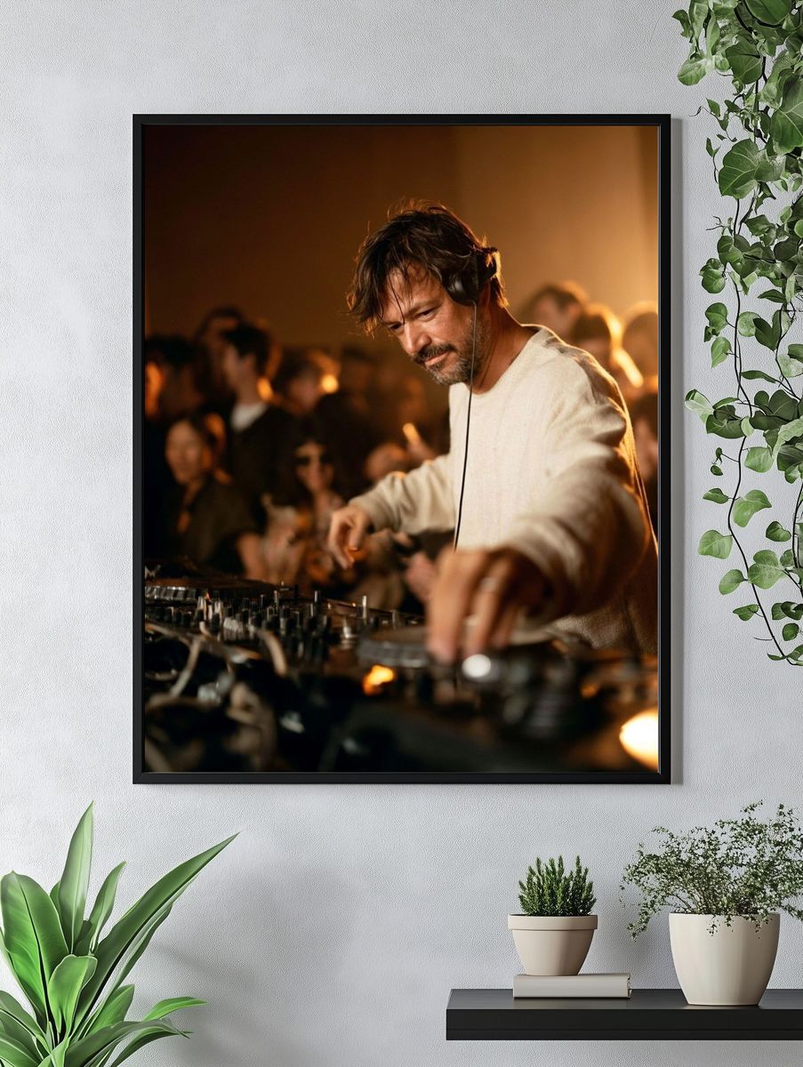DJ at the Decks Photography Poster. — room view 4