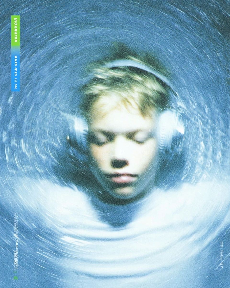 Boy Listening to Music — Photography Print. poster — photography art