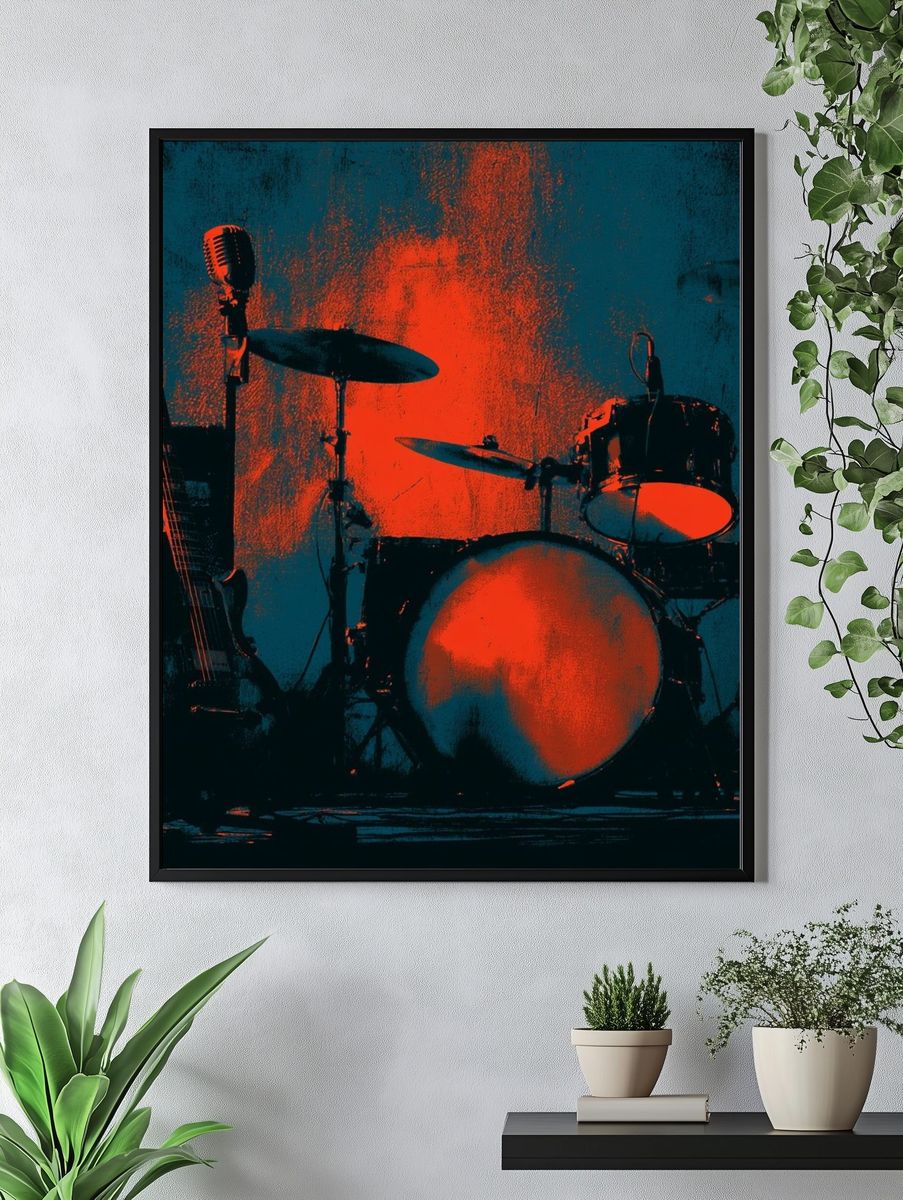 Rock Band Stage Setup Poster. — room view 4