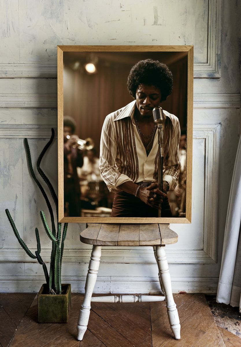 Soul Singer Stage Portrait Poster. room preview