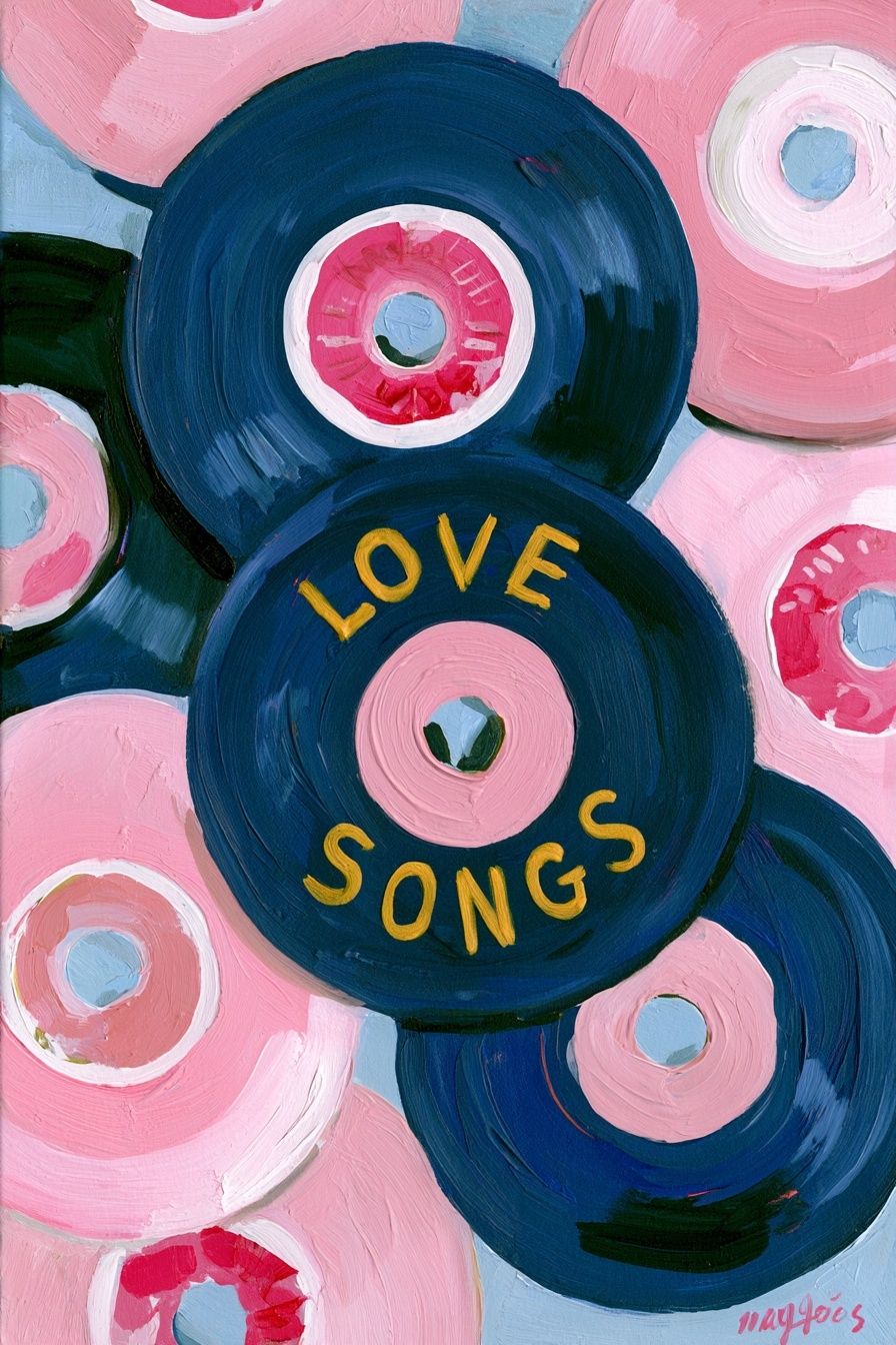 Love Songs Vinyl Poster. poster detail
