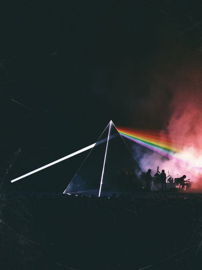 Prism Concert Light Show Poster. poster