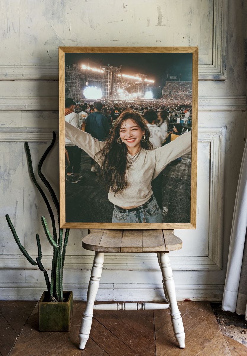 Concert Vibes — Music Print. — room view 1
