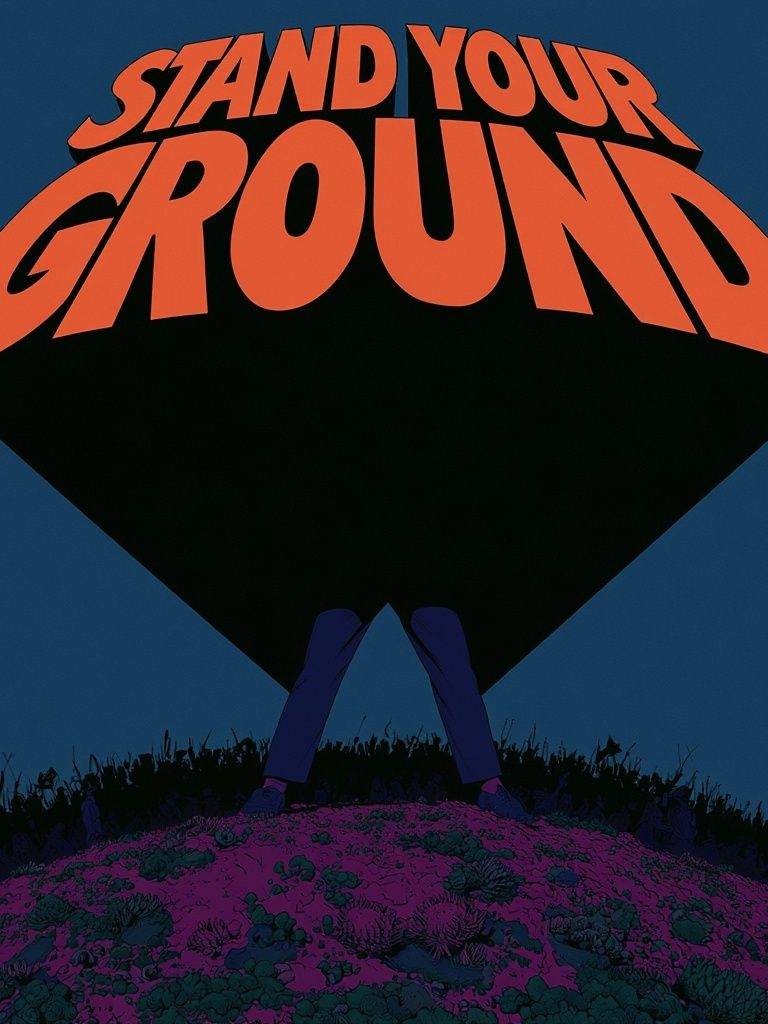 Stand Your Ground Punk Rock Poster. poster — music art