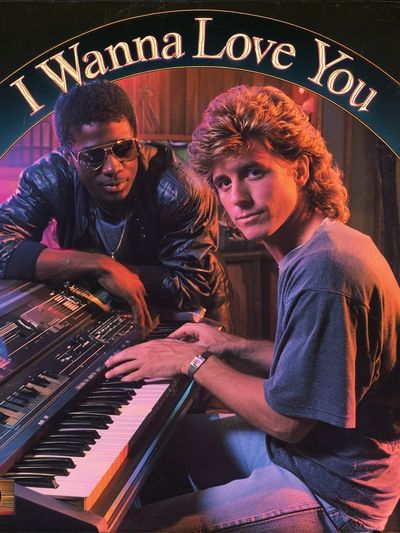I Wanna Love You Retro Music Poster. poster print