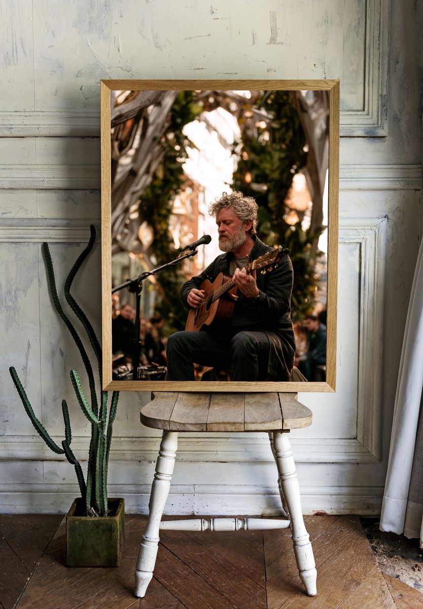 Street Guitarist Photography Poster. room preview