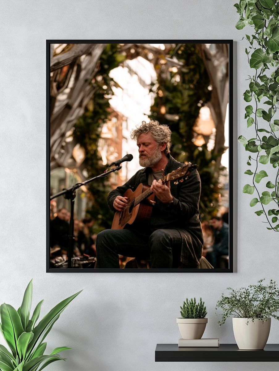 Street Guitarist Photography Poster. — room view 4