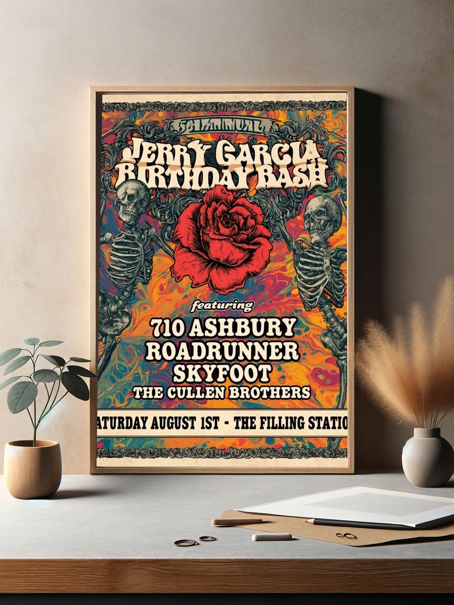 Jerry Garcia Birthday Bash Poster. — room view 2
