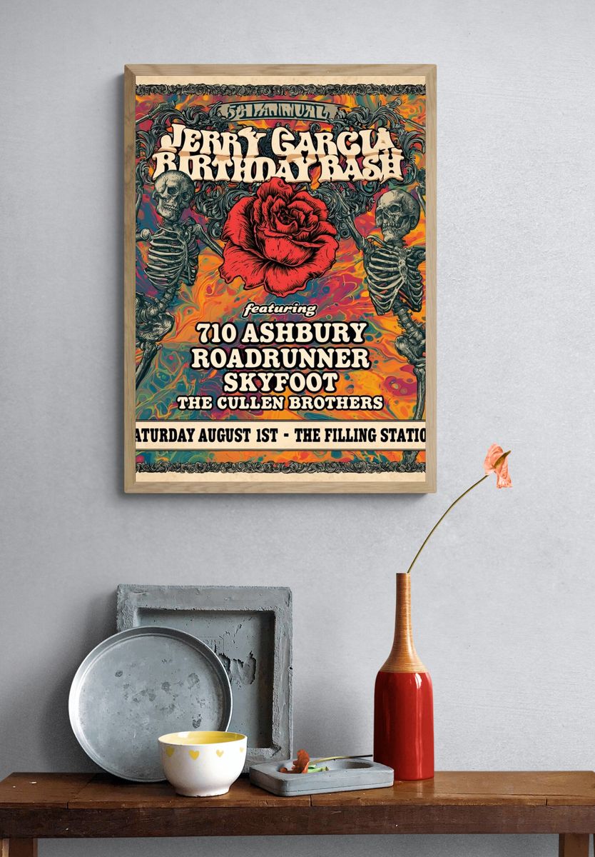 Jerry Garcia Birthday Bash Poster. — room view 3