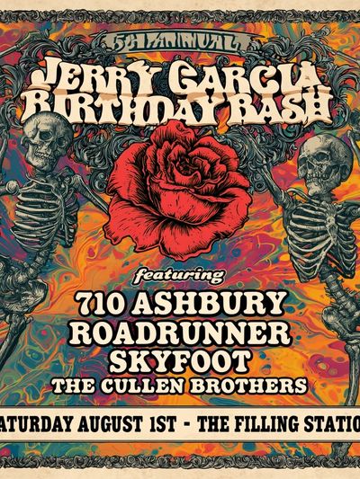 Jerry Garcia Birthday Bash Poster.