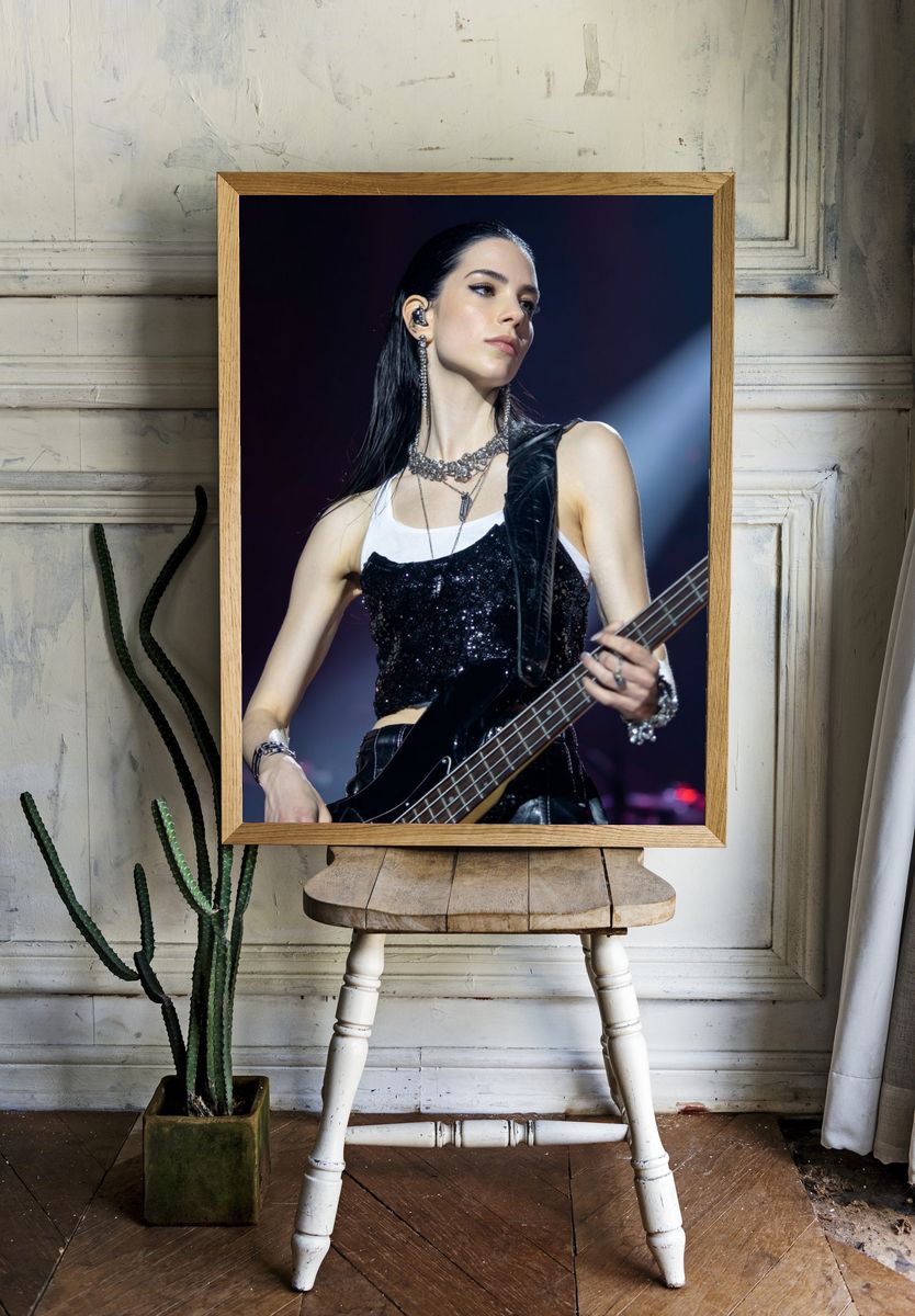 Live Concert Bassist Photography Poster. — room view 1
