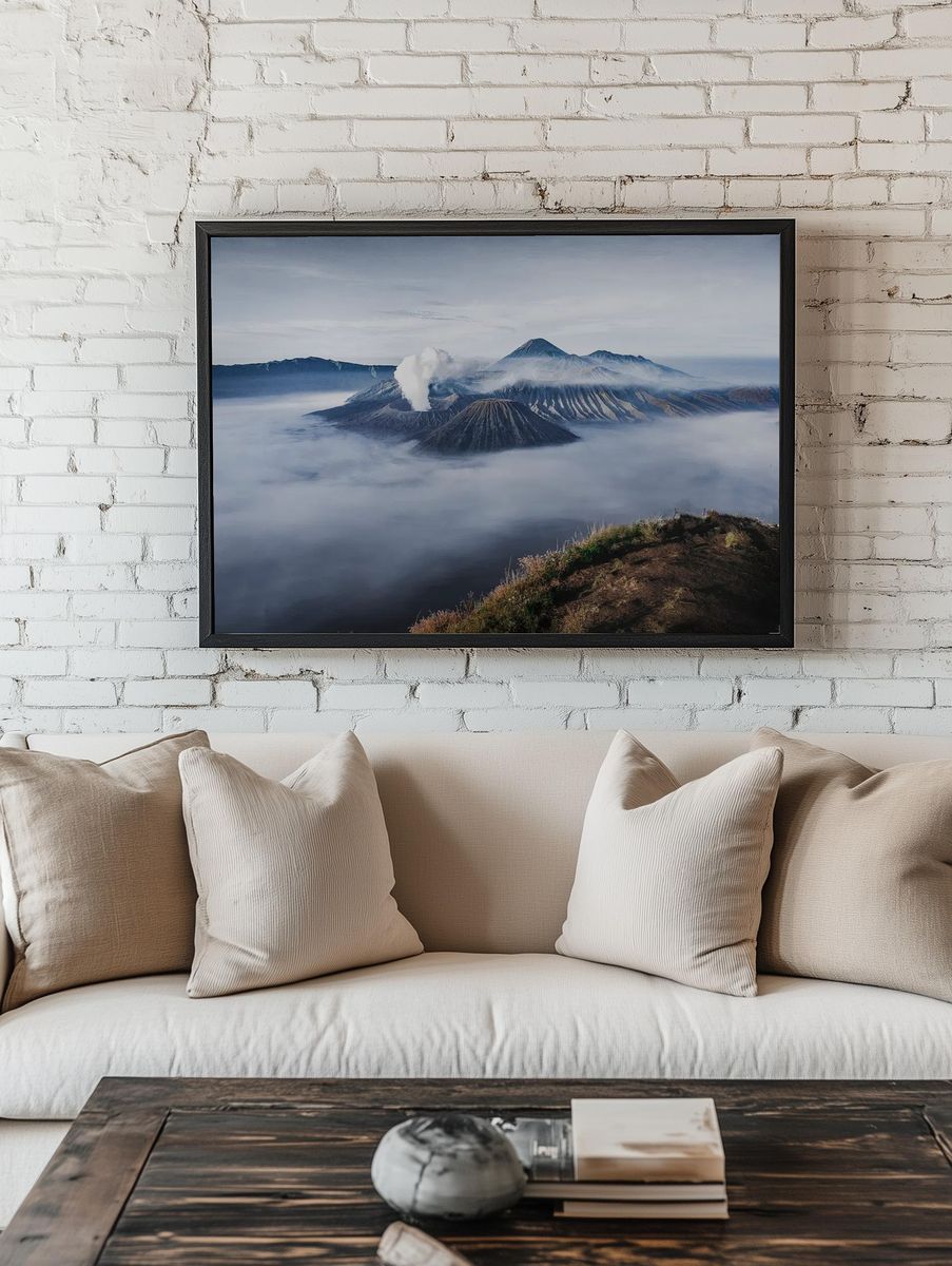 Mount Bromo Volcano — Photography Poster. — room view 1