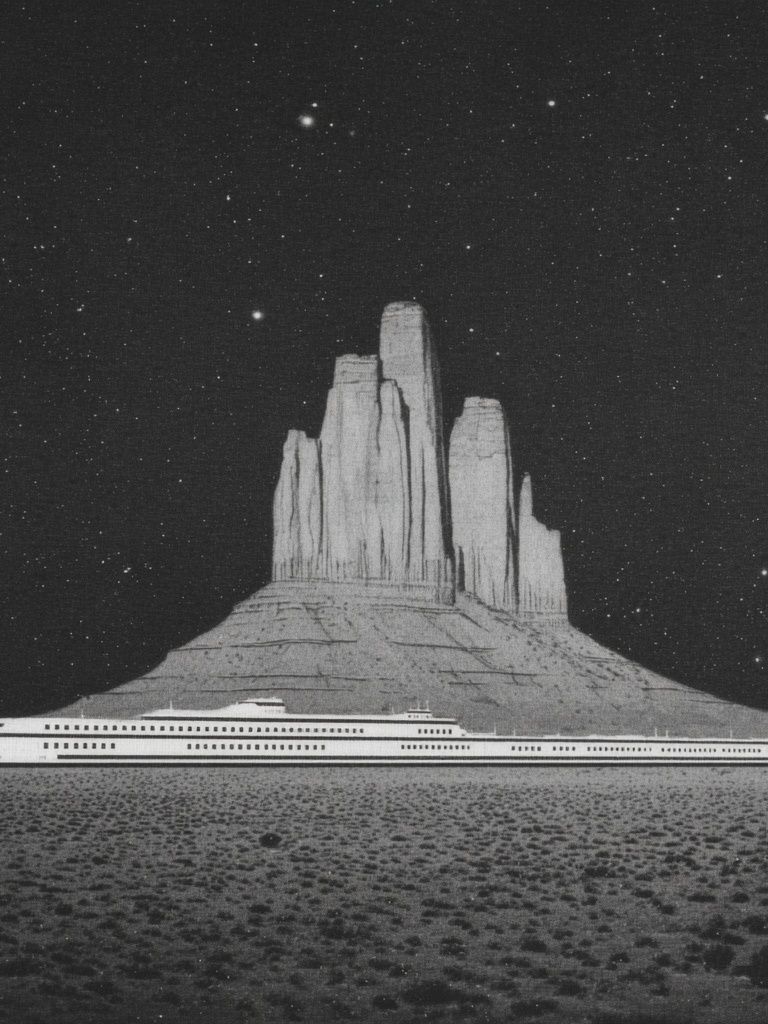 Monument Valley Night — Fine Art Print. poster — fine-art art