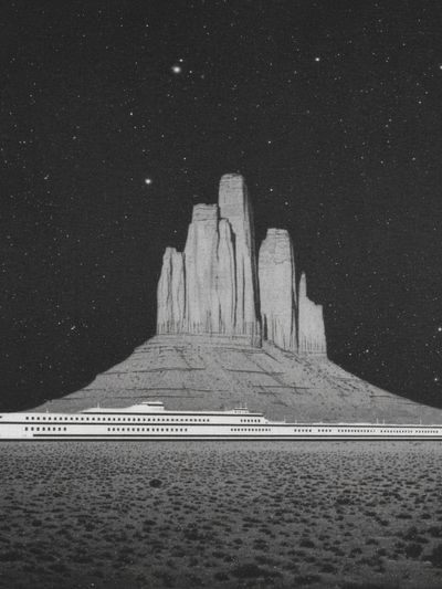 Monument Valley Night — Fine Art Print. poster print