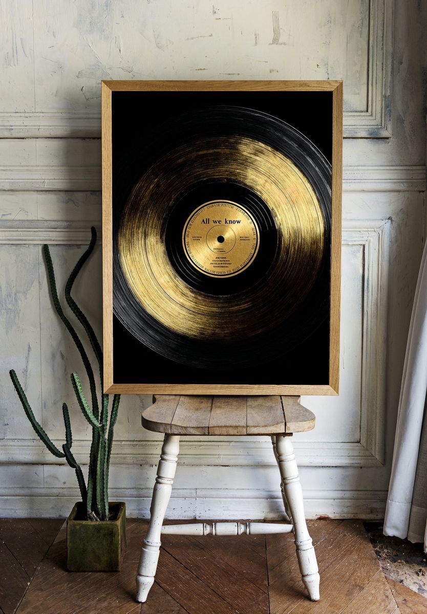 All We Know — Music Vinyl Poster. — room view 1