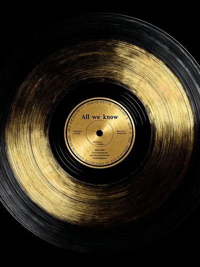 All We Know — Music Vinyl Poster. poster print