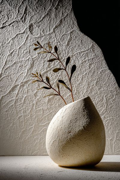 Minimalist Vase with Branches — Photography Print. poster