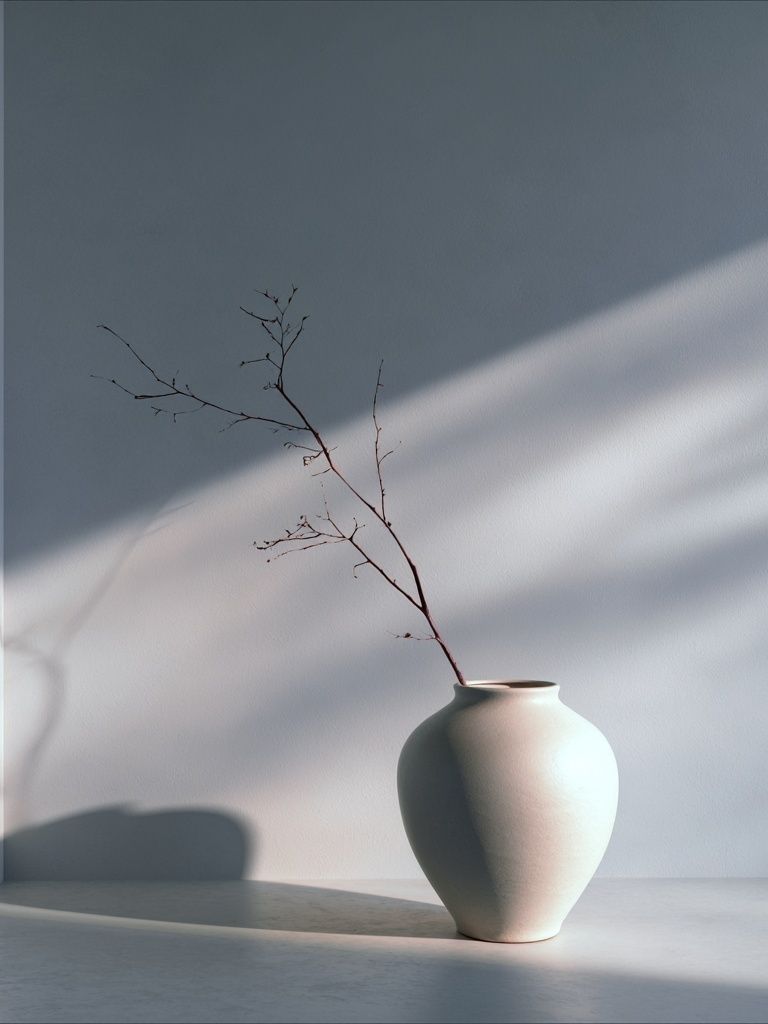 Minimal Vase Still Life Poster. poster — minimalist art