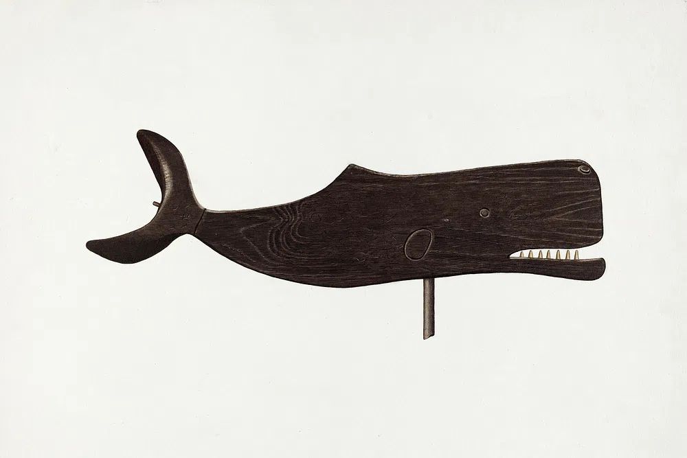 Whale Weather Vane (ca. 1939). poster detail