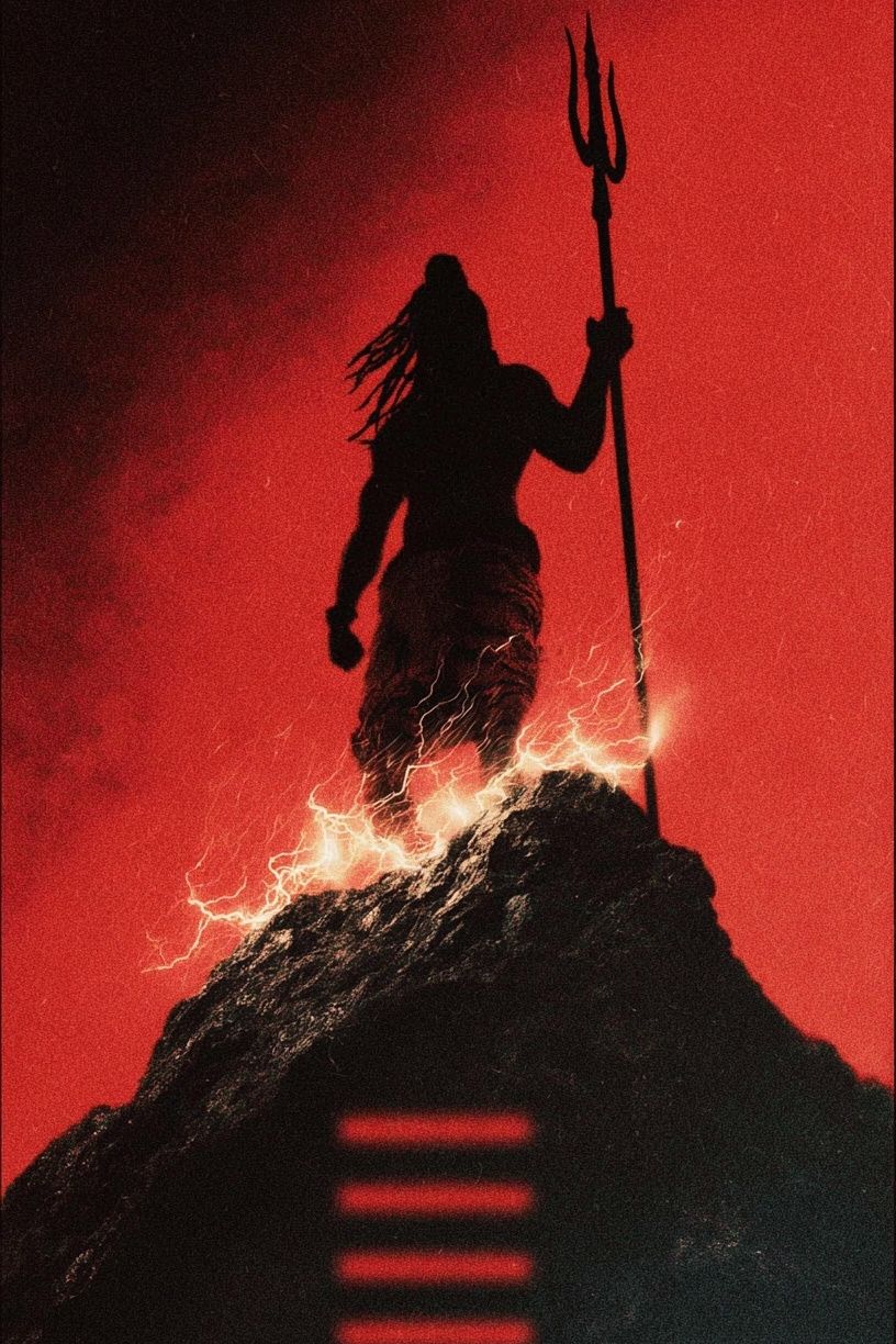Mythical Warrior — Digital Art Print. poster detail