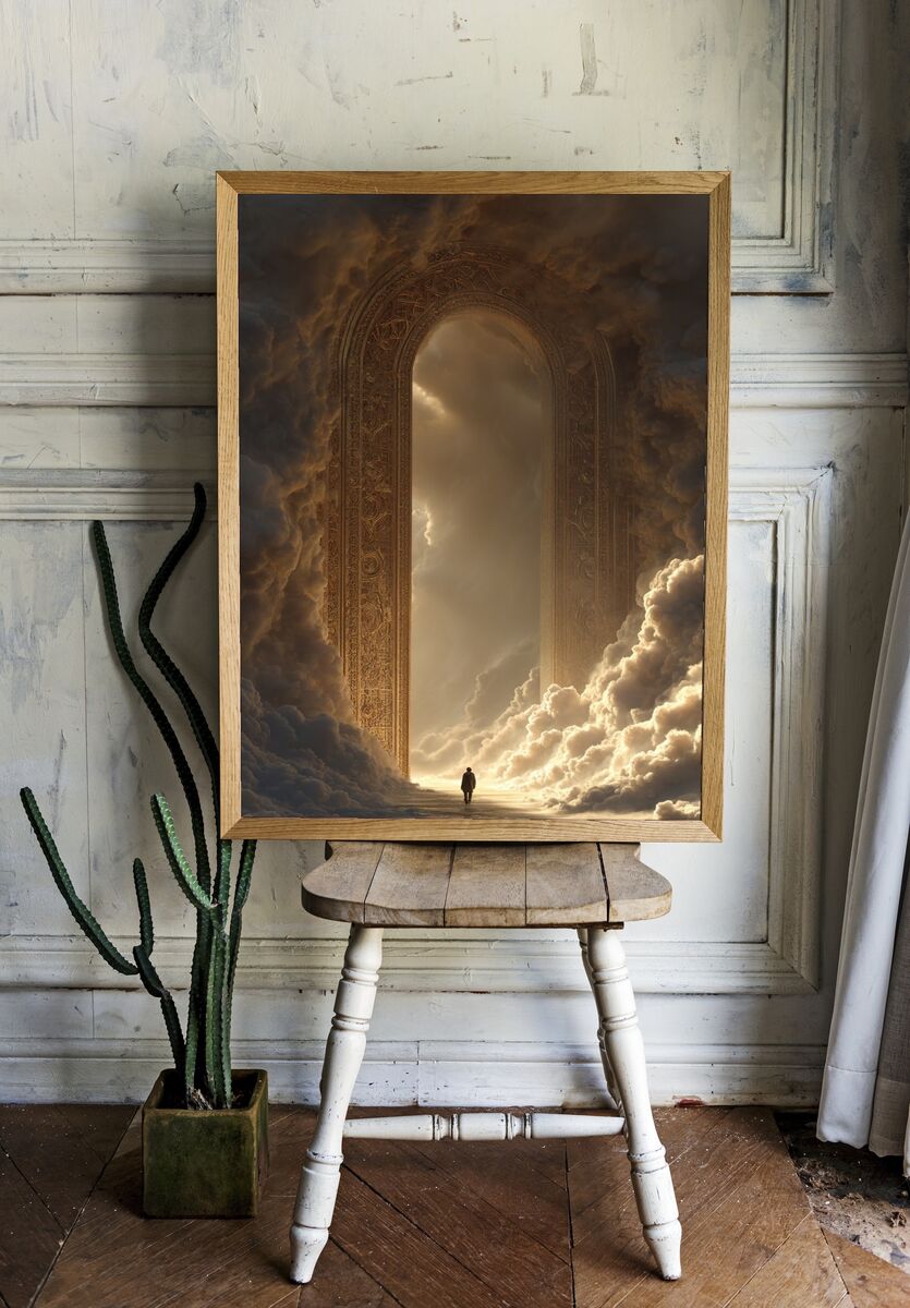 Mysterious Portal — Surrealism Print room preview