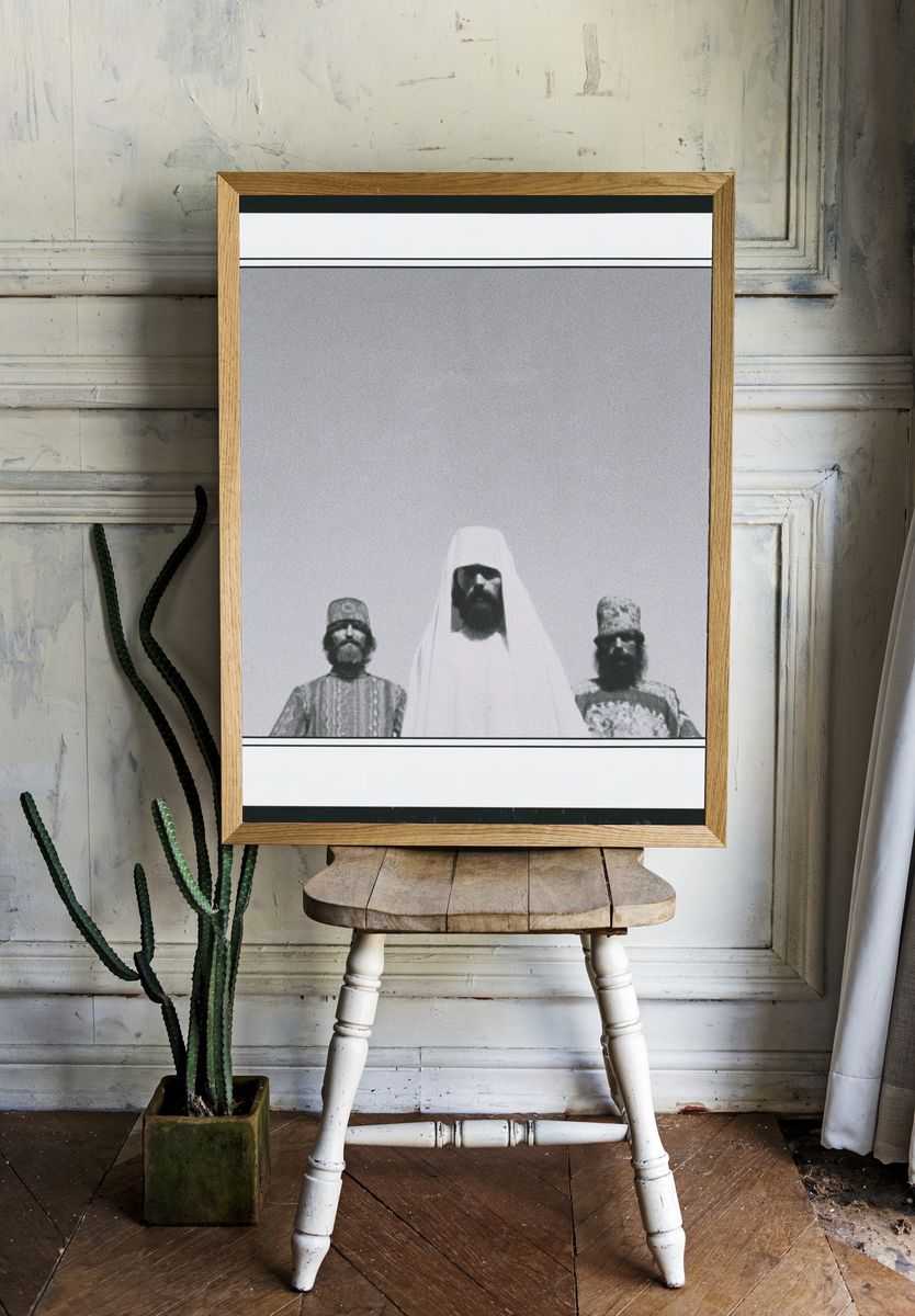 Mystic Trio Black-White Poster. — room view 1
