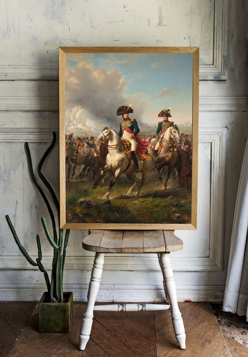 Napoleonic Cavalry Charge — Fine Art Print room preview