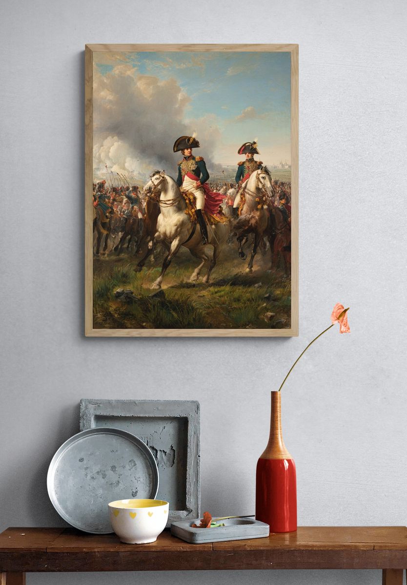 Napoleonic Cavalry Charge — Fine Art Print. — room view 3