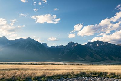 Mountain Meadow Sky Print. poster