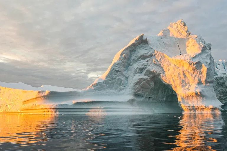 Warming Seas Melting Ice Sheets. poster — nature art