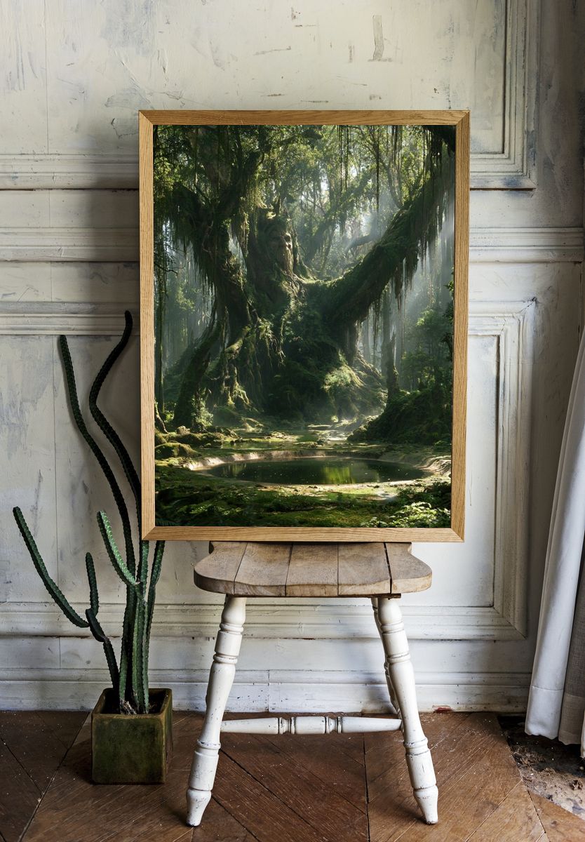 Enchanted Forest Pool Poster. room preview