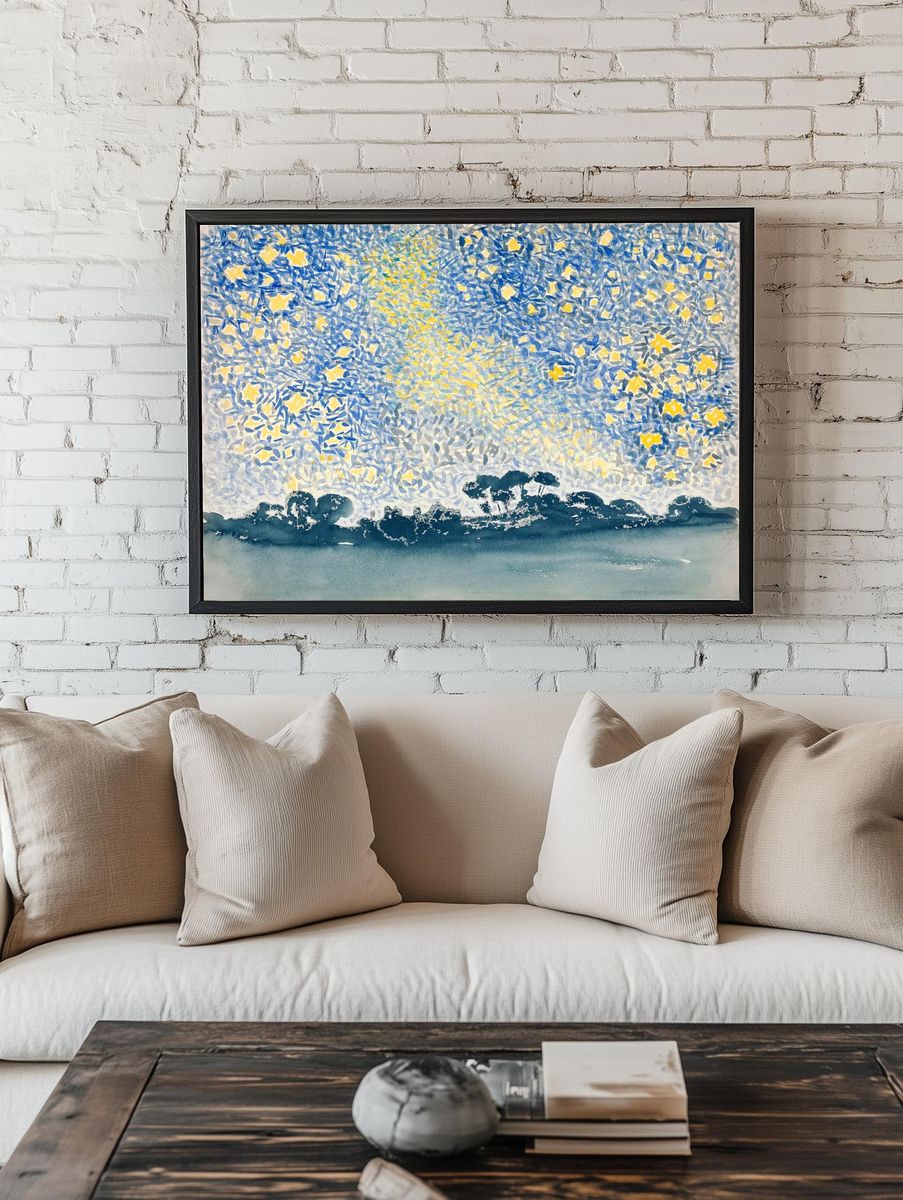 Landscape Stars (1905–1908) painting high. room preview