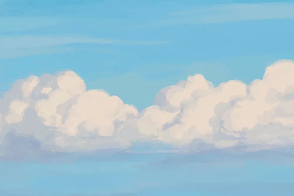 Sky background, minimal nature design. poster detail