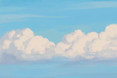 Sky background, minimal nature design. poster