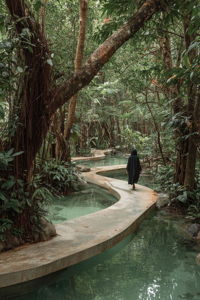 Jungle Pathway Photography Poster. poster — nature art