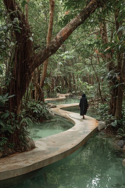 Jungle Pathway Photography Poster. poster