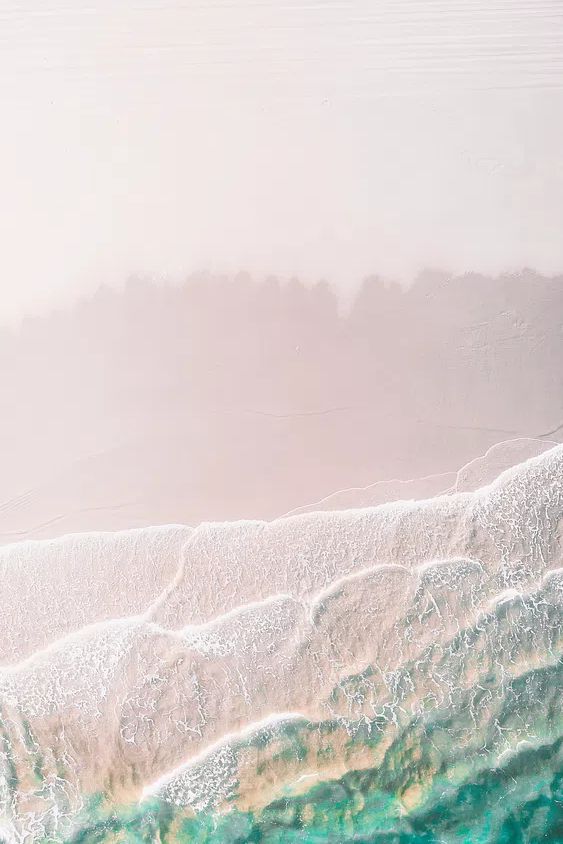 White sand beach mobile phone. poster — nature art