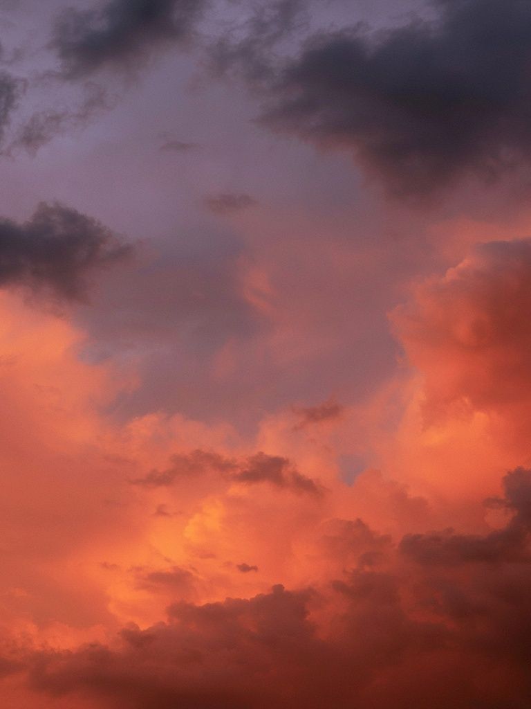 Fiery Sunset Clouds Poster. poster — nature art