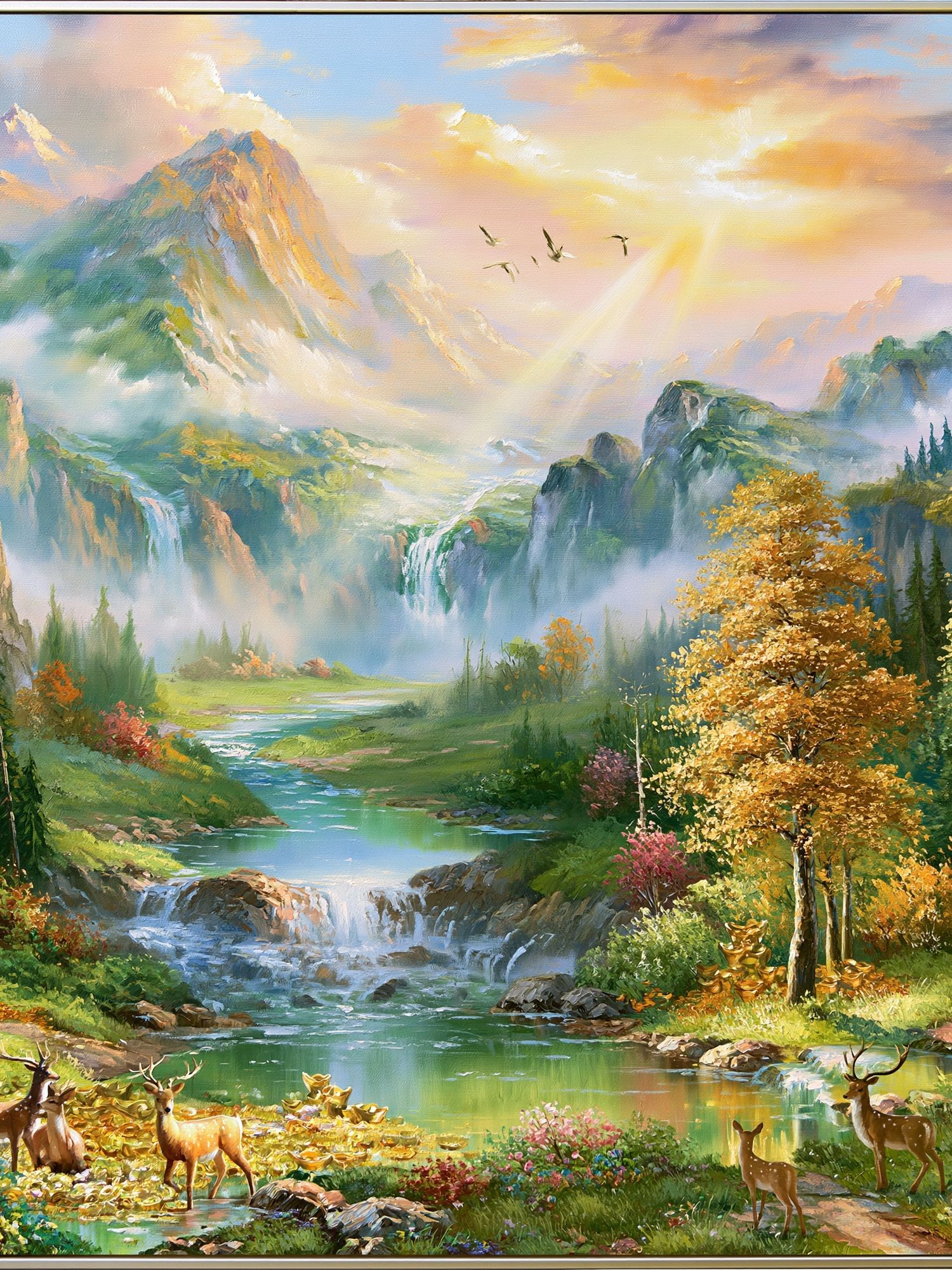 Enchanted Mountain Valley Poster. poster detail