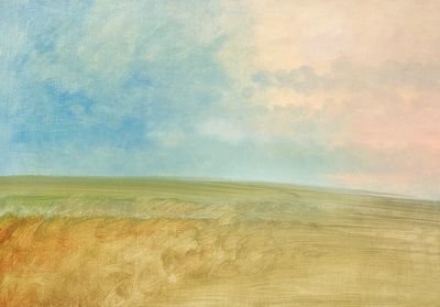 Landscape background (1846-1848) aesthetic painting. poster