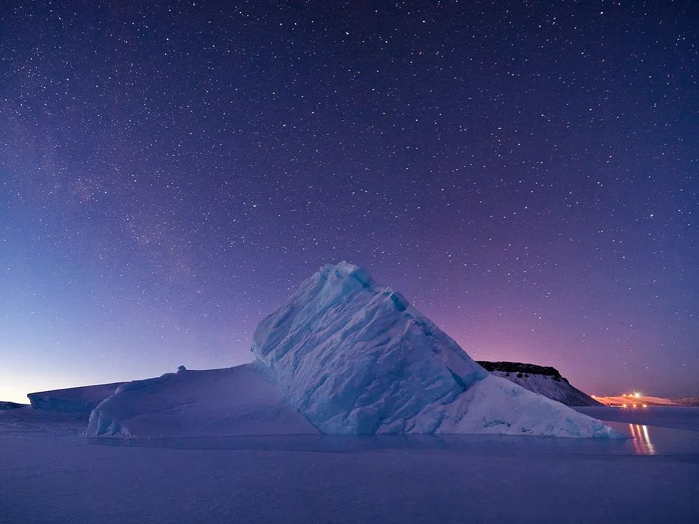 Iceberg North Star Bay, Greenland. poster — nature art