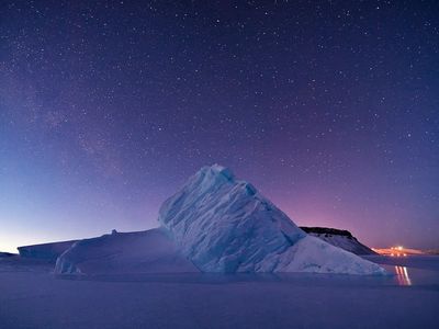 Iceberg North Star Bay, Greenland. poster