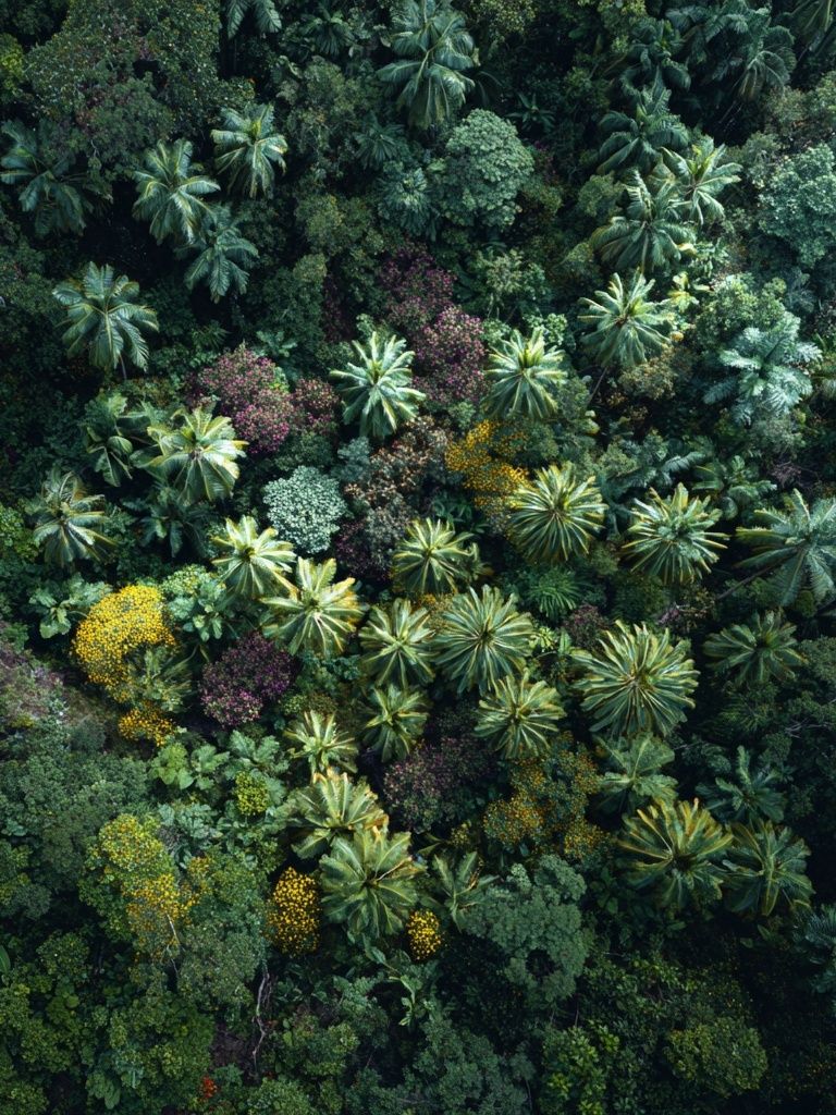 Tropical Canopy Aerial Poster. poster detail