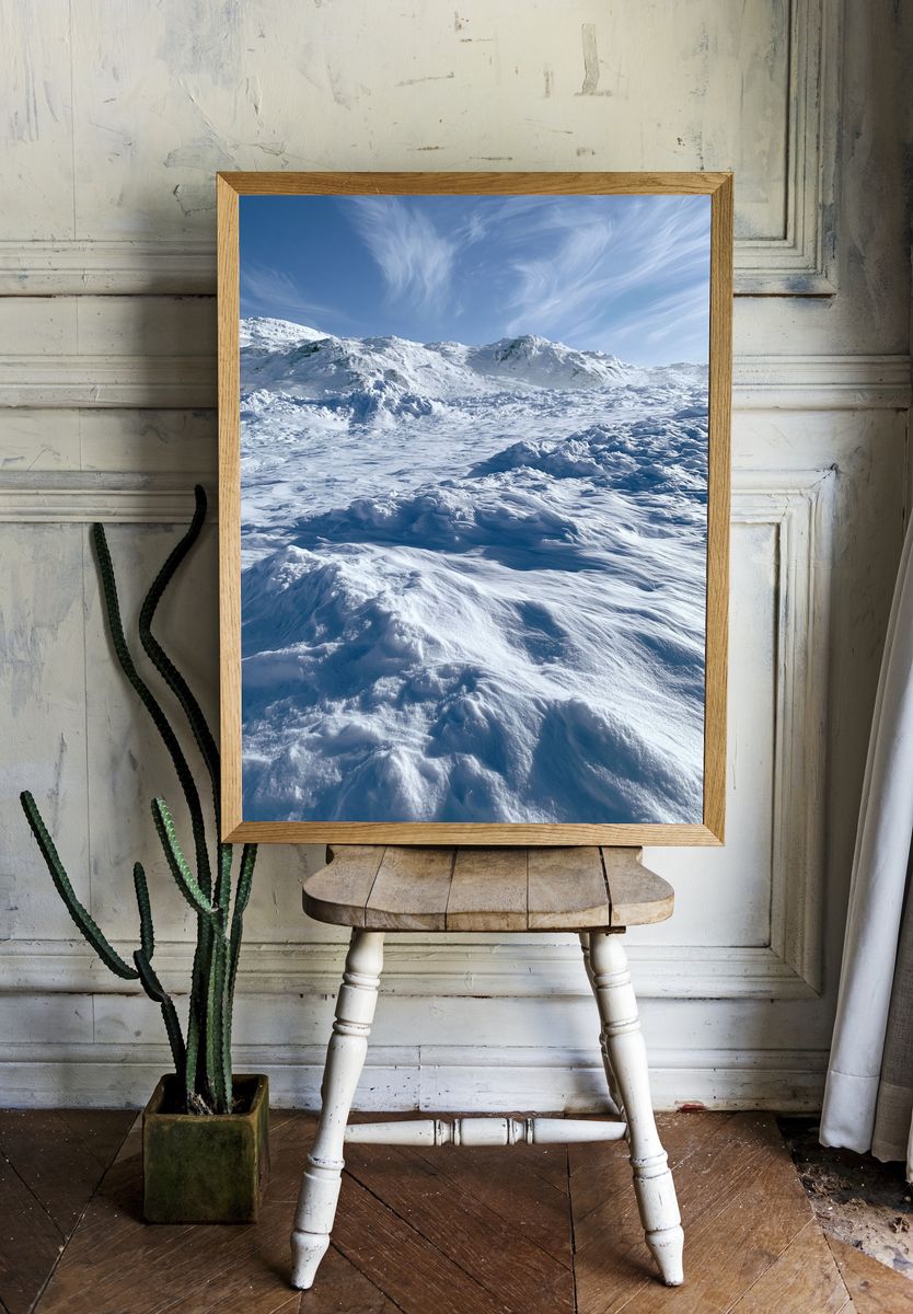 Moonlit Lighthouse Coast Poster. — room view 1